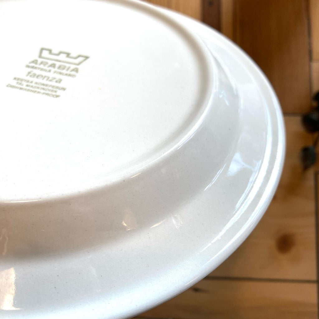 アラビア / ARABIA ファエンツァ / Faenza プレート 丸皿 ブラウン ヴィンテージ