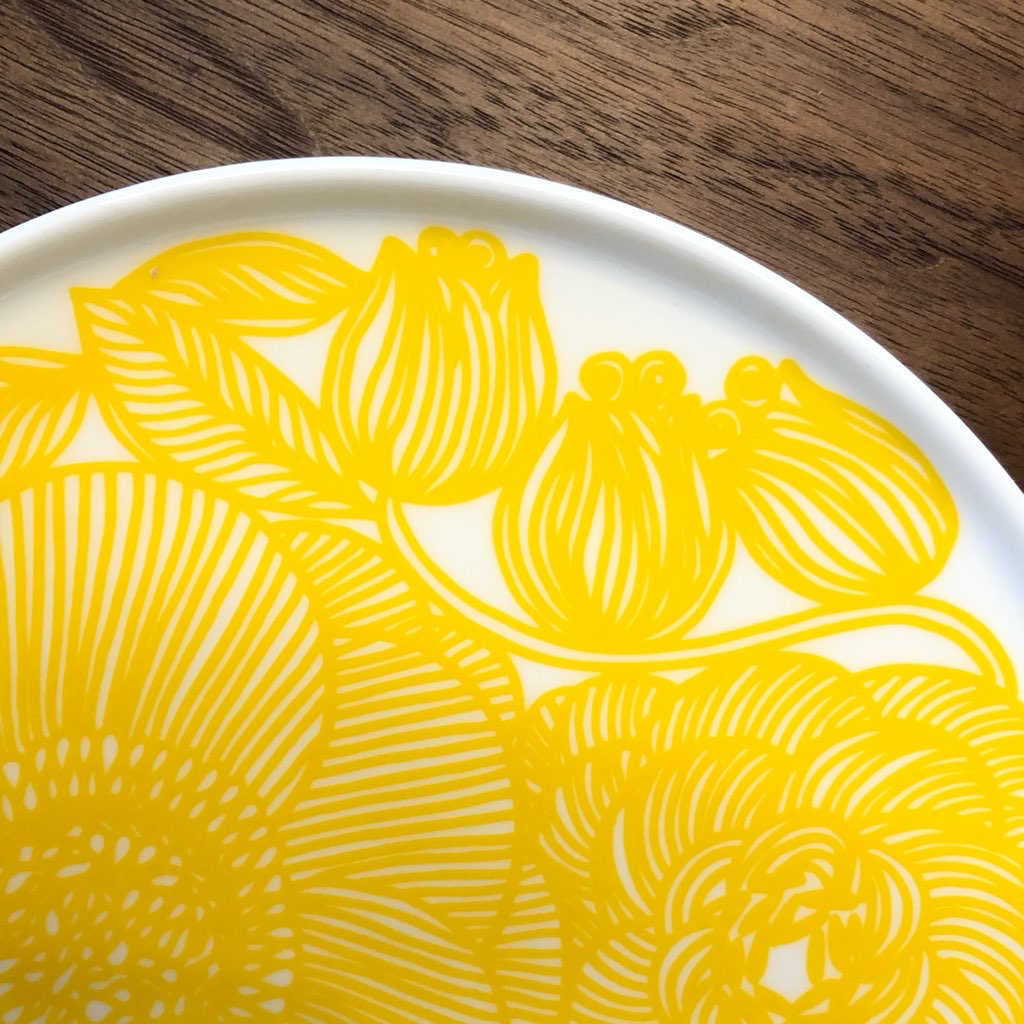 マリメッコ / marimekko クルイェンポルヴィ イエロー 中古