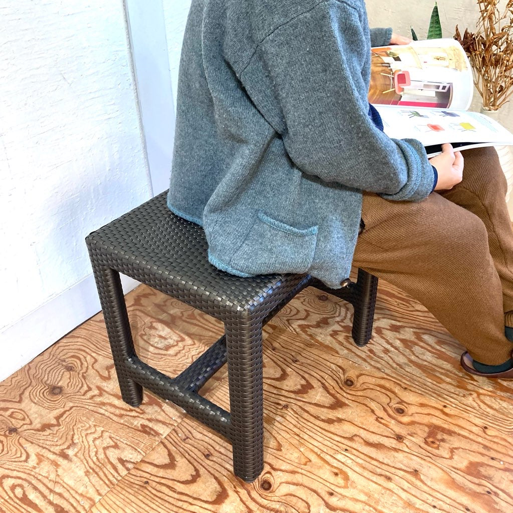 デドン / DEDON スツール サイドテーブル ラタン編み 展示品