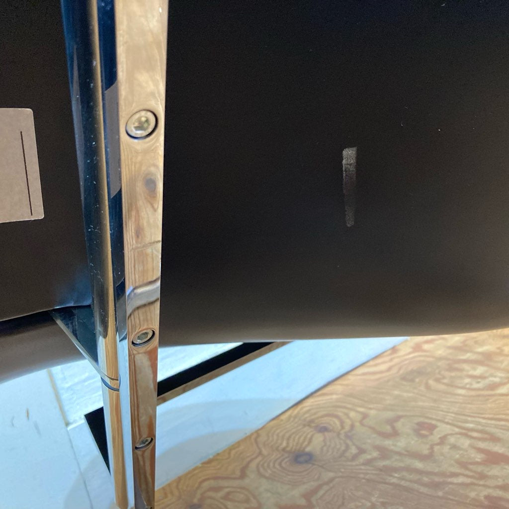 ビー&ビー イタリア / B&B Italia マート / Mart ラウンジチェア ブラック 本革 リクライニング 展示品