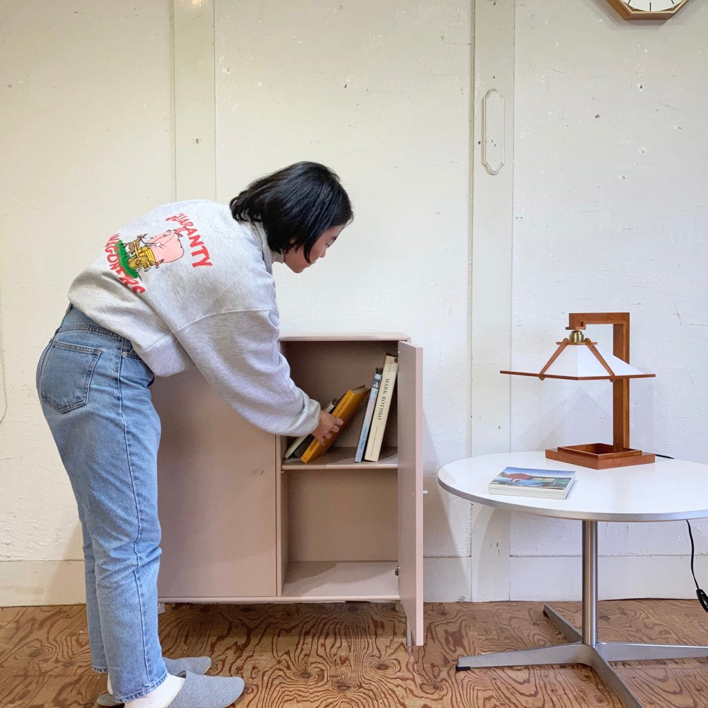 アクタス / ACTUS モンタナ / Montana ユニットシェルフ 1118 MASHROOM ピンク 中古