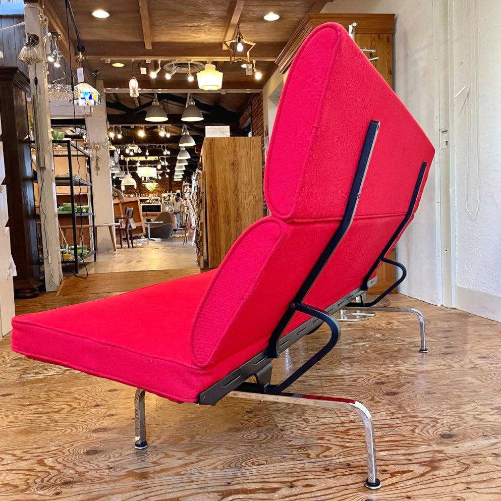 ハーマンミラー / Herman Miller イームズ ソファコンパクト / Eames Sofa Compact 赤 レッド チャールズ&レイ・イームズ 中古