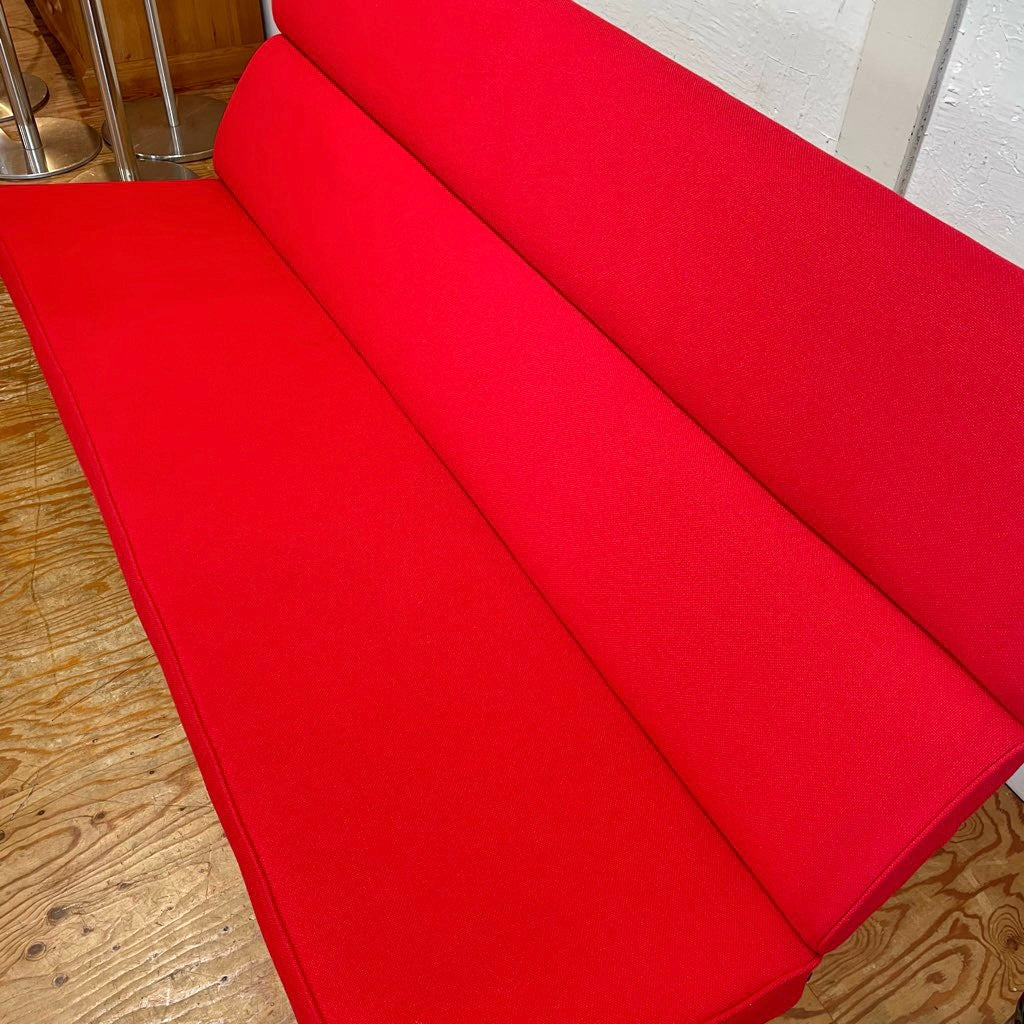 ハーマンミラー / Herman Miller イームズ ソファコンパクト / Eames Sofa Compact 赤 レッド チャールズ&レイ・イームズ 中古