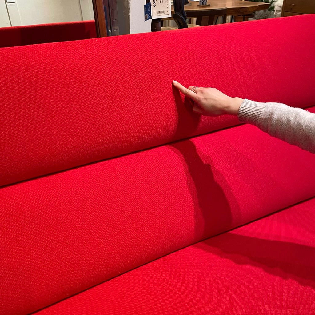 ハーマンミラー / Herman Miller イームズ ソファコンパクト / Eames Sofa Compact 赤 レッド チャールズ&レイ・イームズ 中古