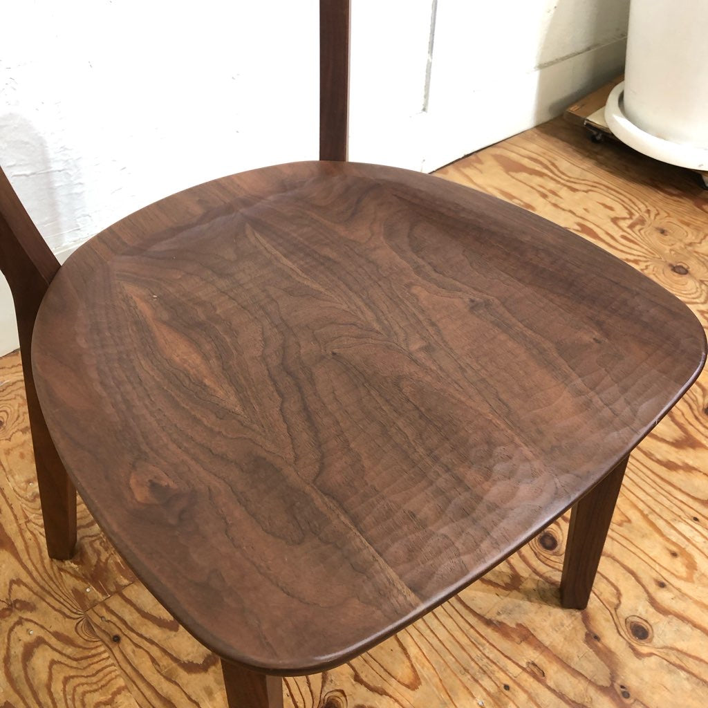 アーリータイムスアルファ 旭川家具 DC-4 WN ダイニングチェア ウォールナット 中古