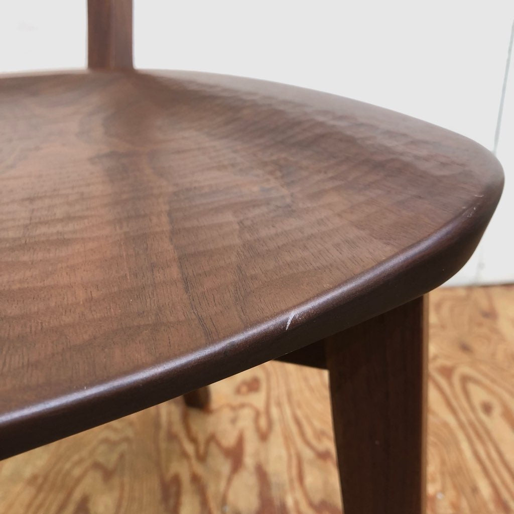 アーリータイムスアルファ 旭川家具 DC-4 WN ダイニングチェア ウォールナット 中古