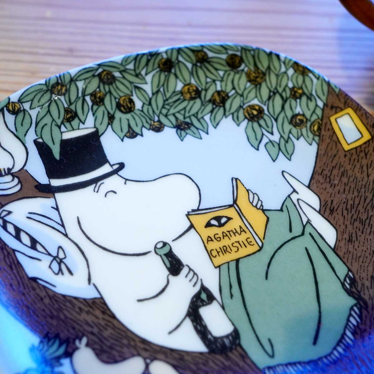 アラビア / ARABIA ムーミン ウォールプレート 自然に戻れ / Back to Nature 旧ロゴ 希少 中古