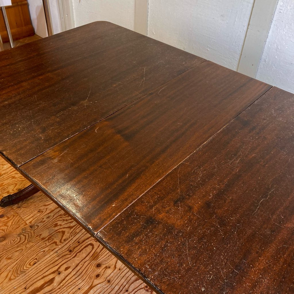 伸長式 ダイニングテーブル ライオン脚 アンティーク