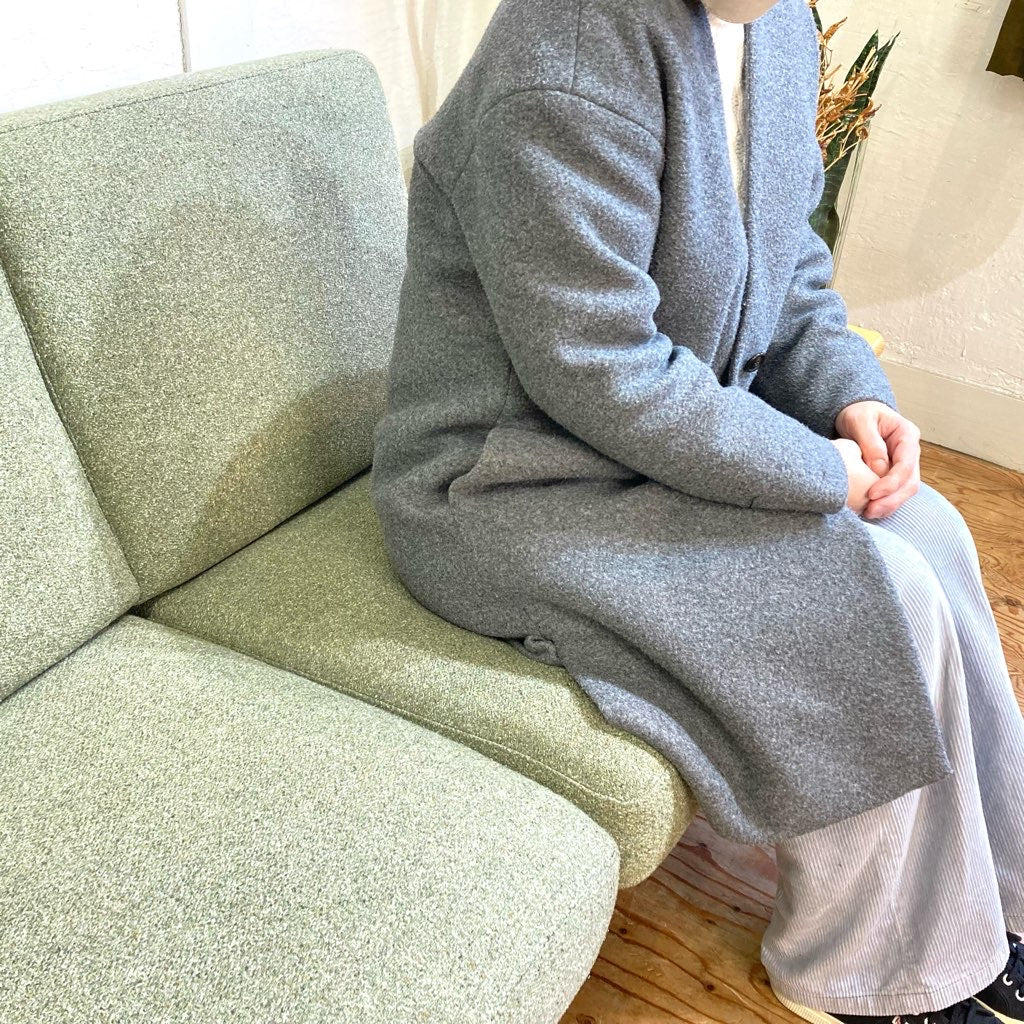 ウニコ / unico ヴィスカ / VISKA 3人掛け ソファ グリーン 中古