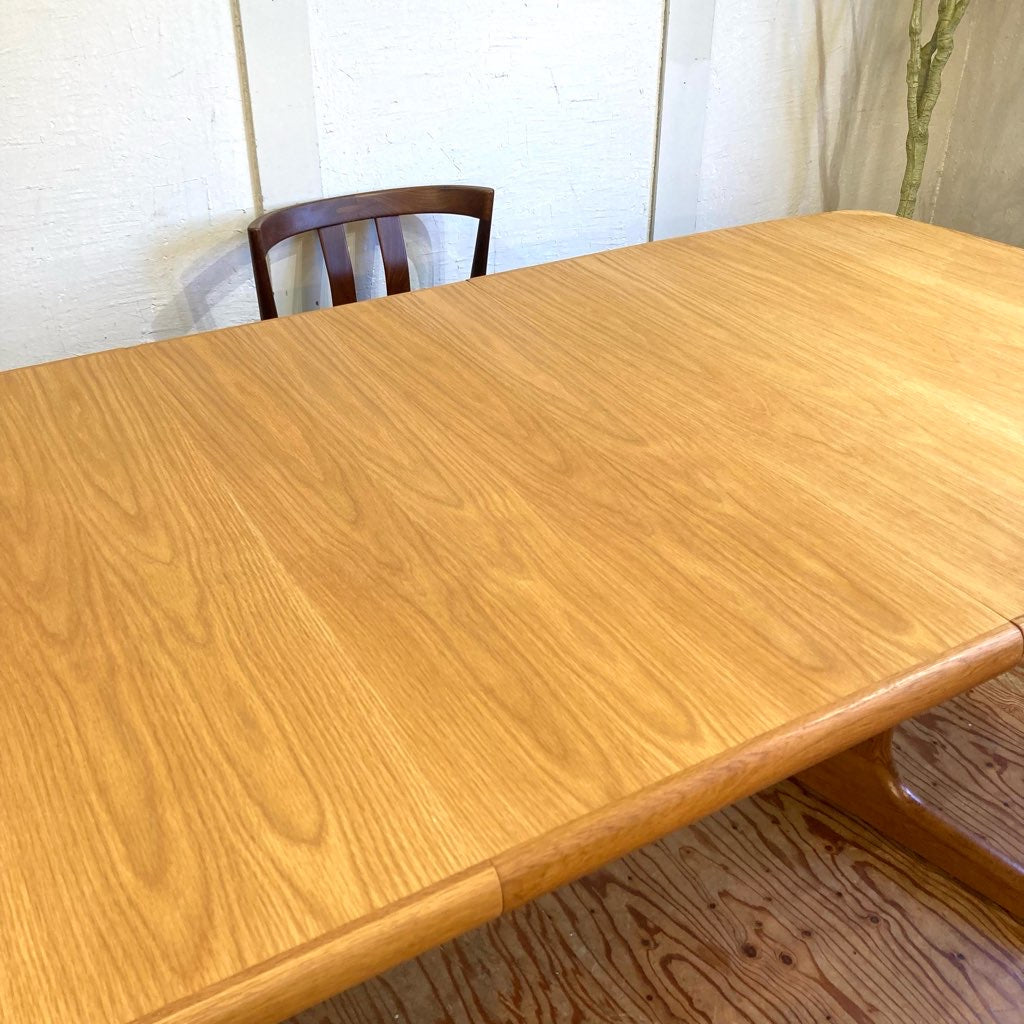 北欧デンマーク 伸長式 ダイニングテーブル オーク  ヴィンテージ