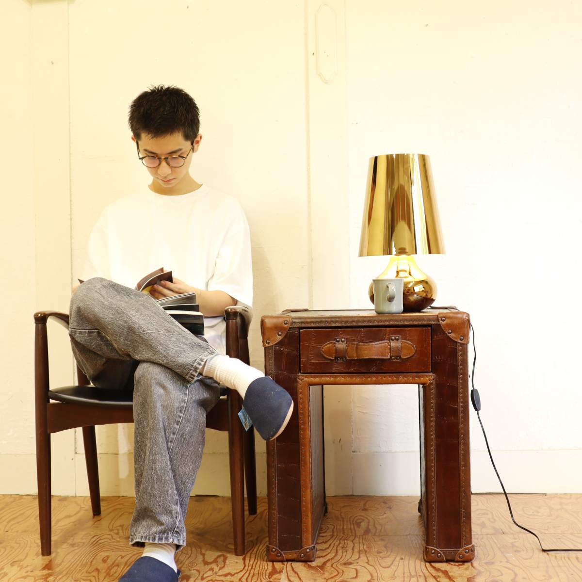 カルテル / Kartell シンディ テーブルランプ 間接照明 ゴールド 中古