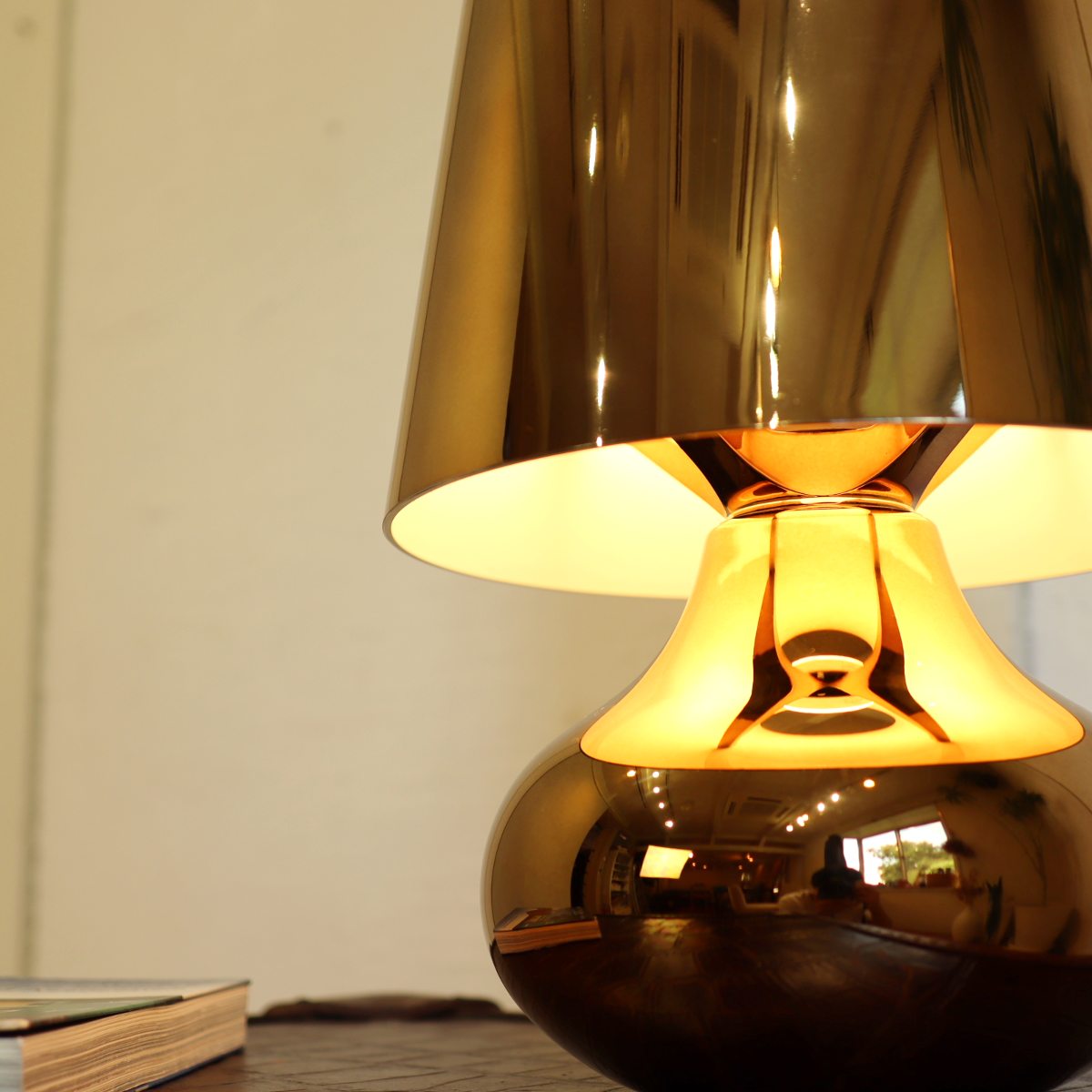 カルテル / Kartell シンディ テーブルランプ 間接照明 ゴールド 中古