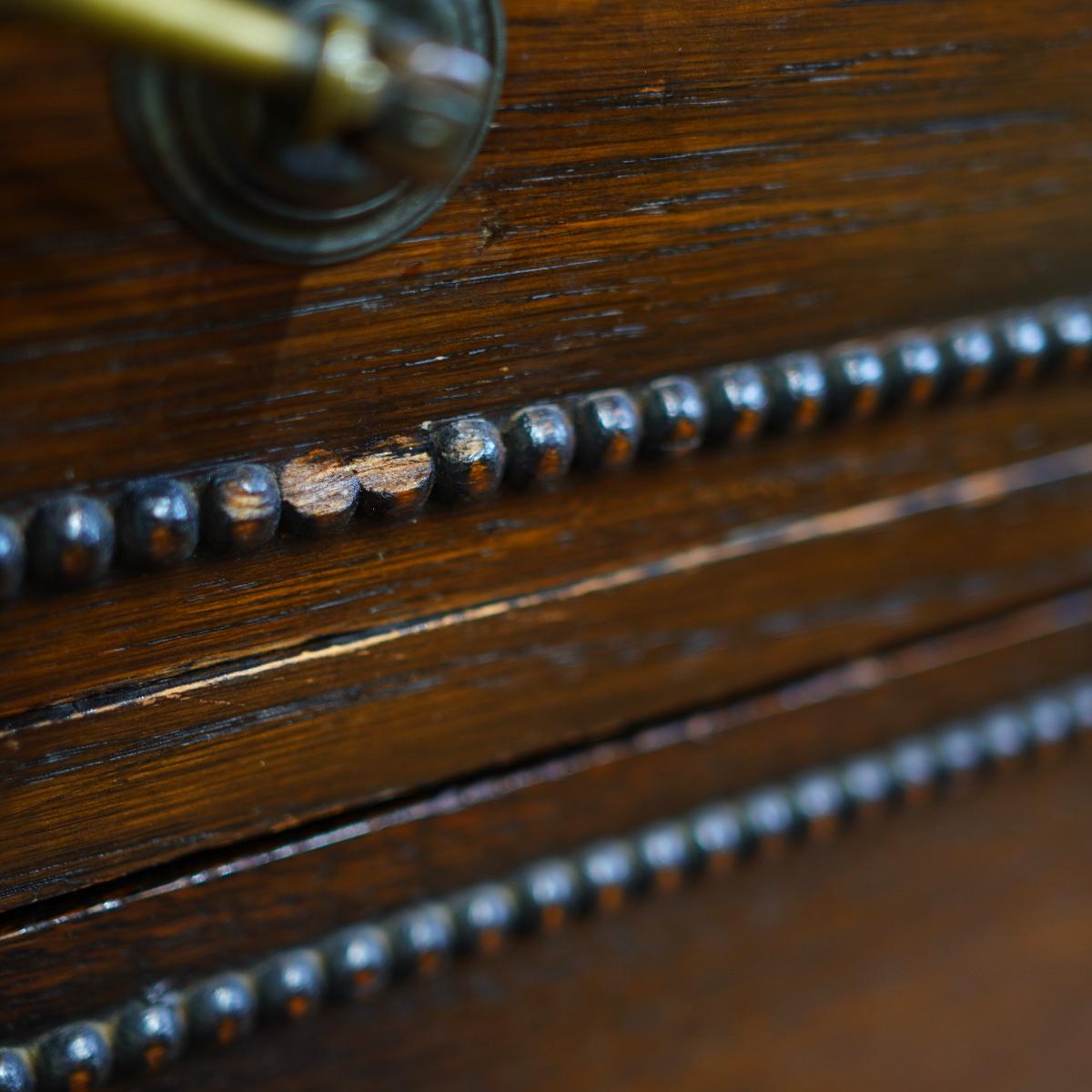 英国アンティーク ミラーチェスト ドレッサー キャビネット アンティーク