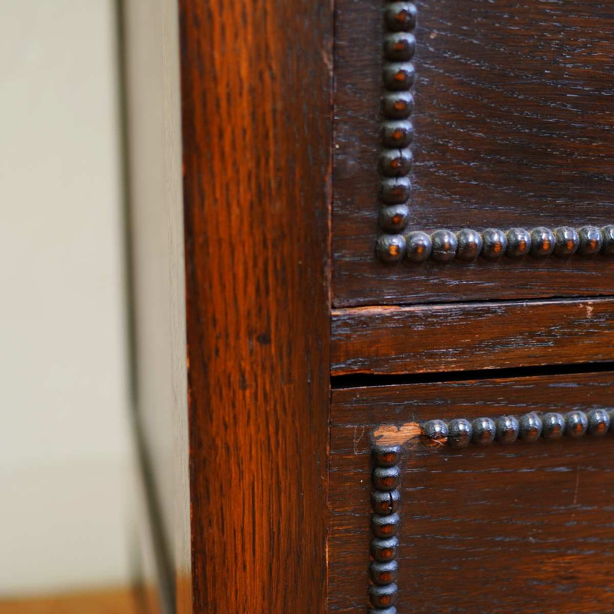 英国アンティーク ミラーチェスト ドレッサー キャビネット アンティーク