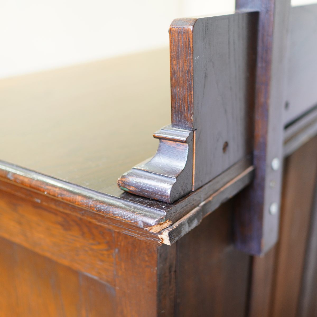 英国アンティーク ミラーチェスト ドレッサー キャビネット アンティーク