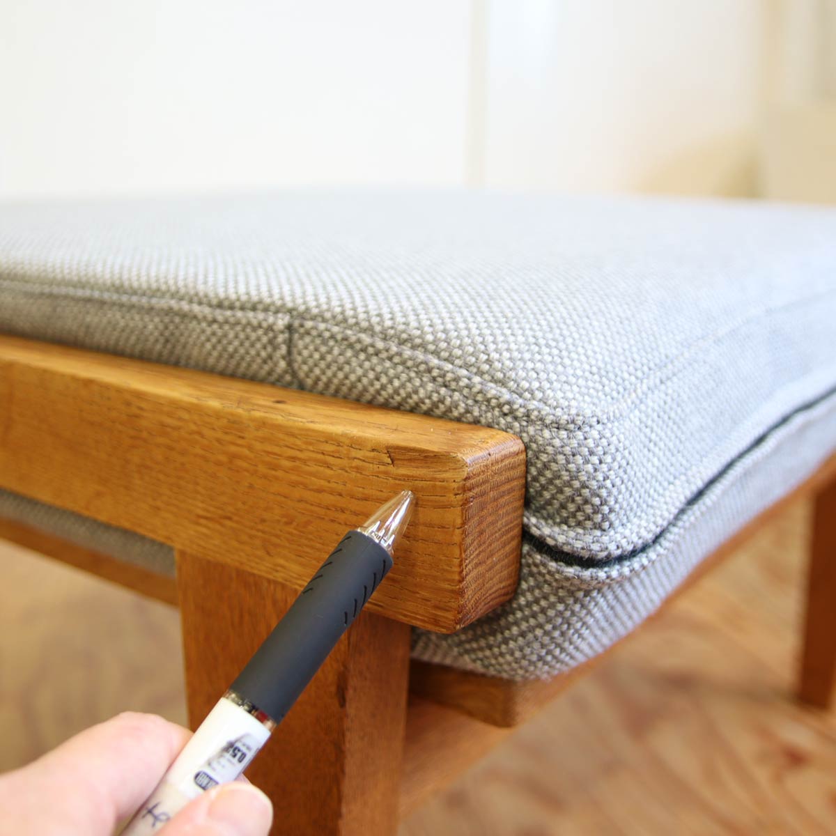 ゲタマ / GETAMA GE375 イージーチェア&オットマン ハンス J. ウェグナー ヴィンテージ 北欧デンマーク