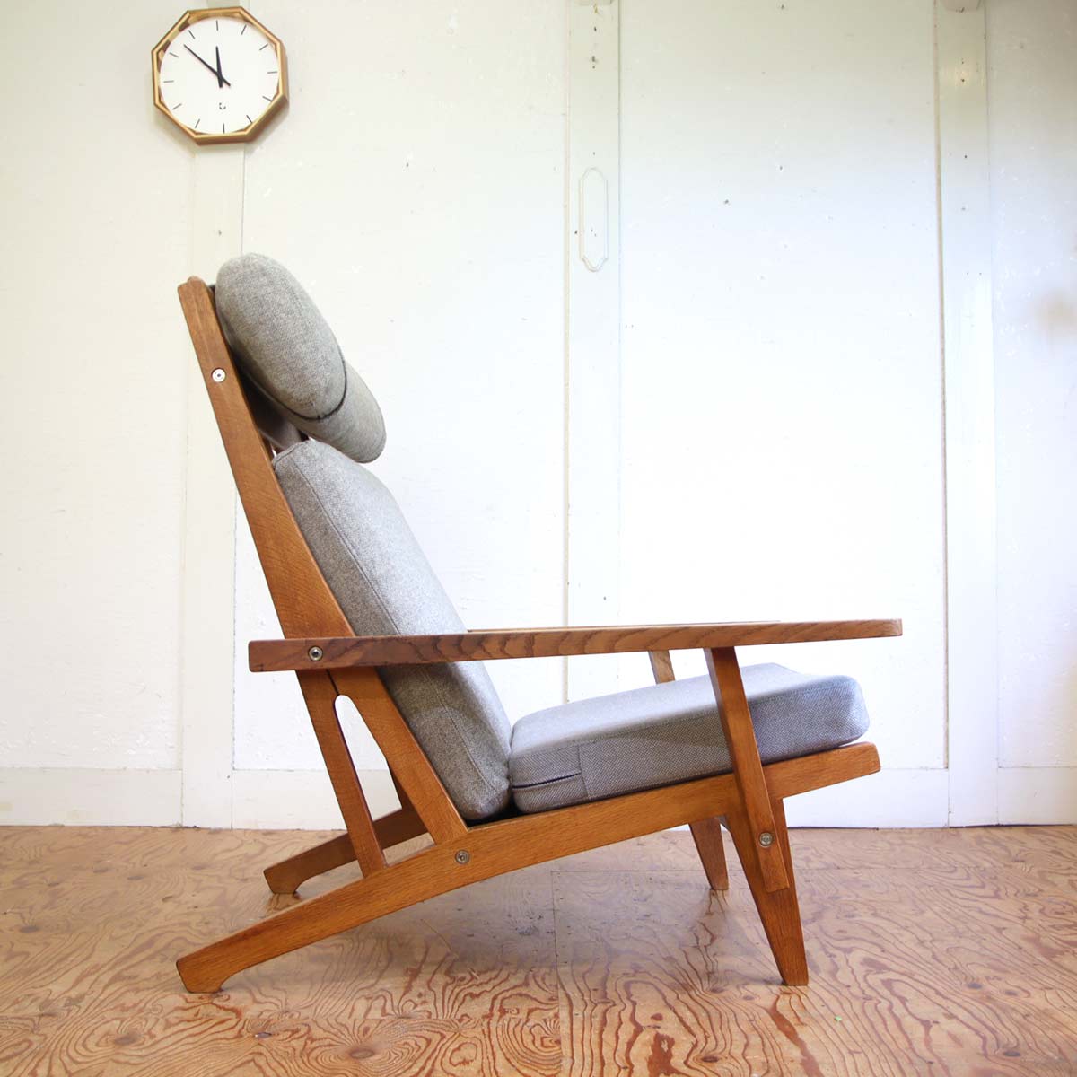 ゲタマ / GETAMA GE375 イージーチェア&オットマン ハンス J. ウェグナー ヴィンテージ 北欧デンマーク