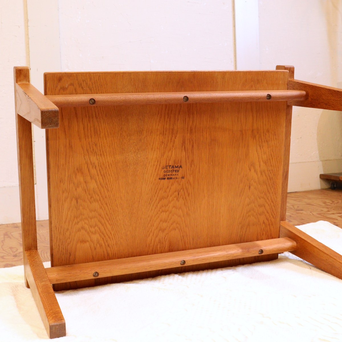 ゲタマ / GETAMA GE375 イージーチェア&オットマン ハンス J. ウェグナー ヴィンテージ 北欧デンマーク