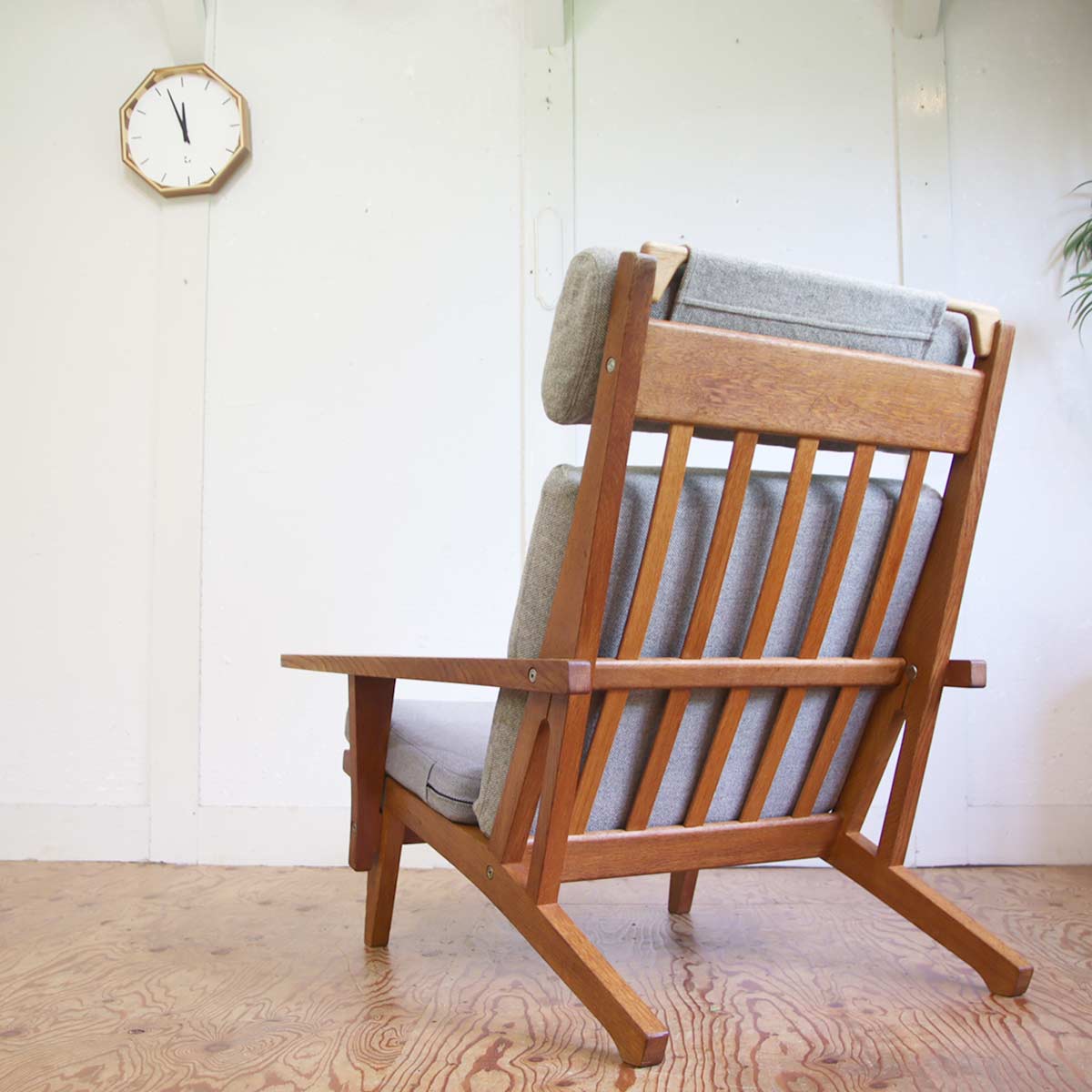 ゲタマ / GETAMA GE375 イージーチェア&オットマン ハンス J. ウェグナー ヴィンテージ 北欧デンマーク