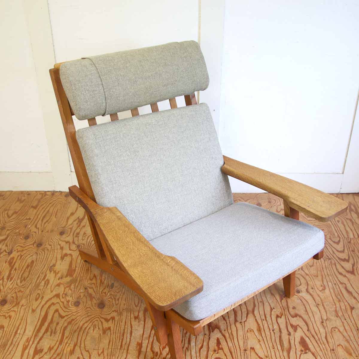 ゲタマ / GETAMA GE375 イージーチェア&オットマン ハンス J. ウェグナー ヴィンテージ 北欧デンマーク