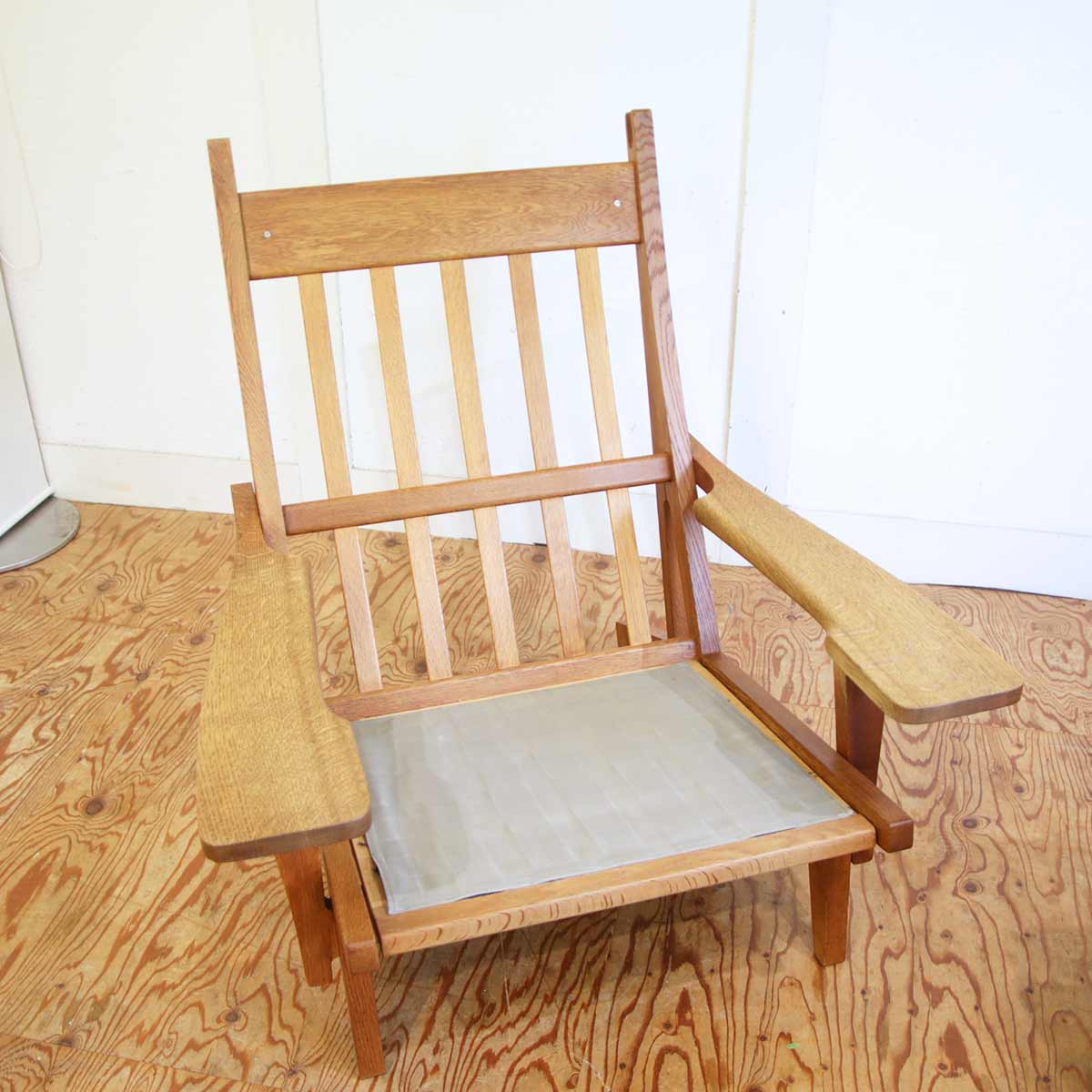 ゲタマ / GETAMA GE375 イージーチェア&オットマン ハンス J. ウェグナー ヴィンテージ 北欧デンマーク