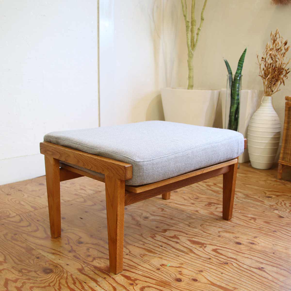 ゲタマ / GETAMA GE375 イージーチェア&オットマン ハンス J. ウェグナー ヴィンテージ 北欧デンマーク