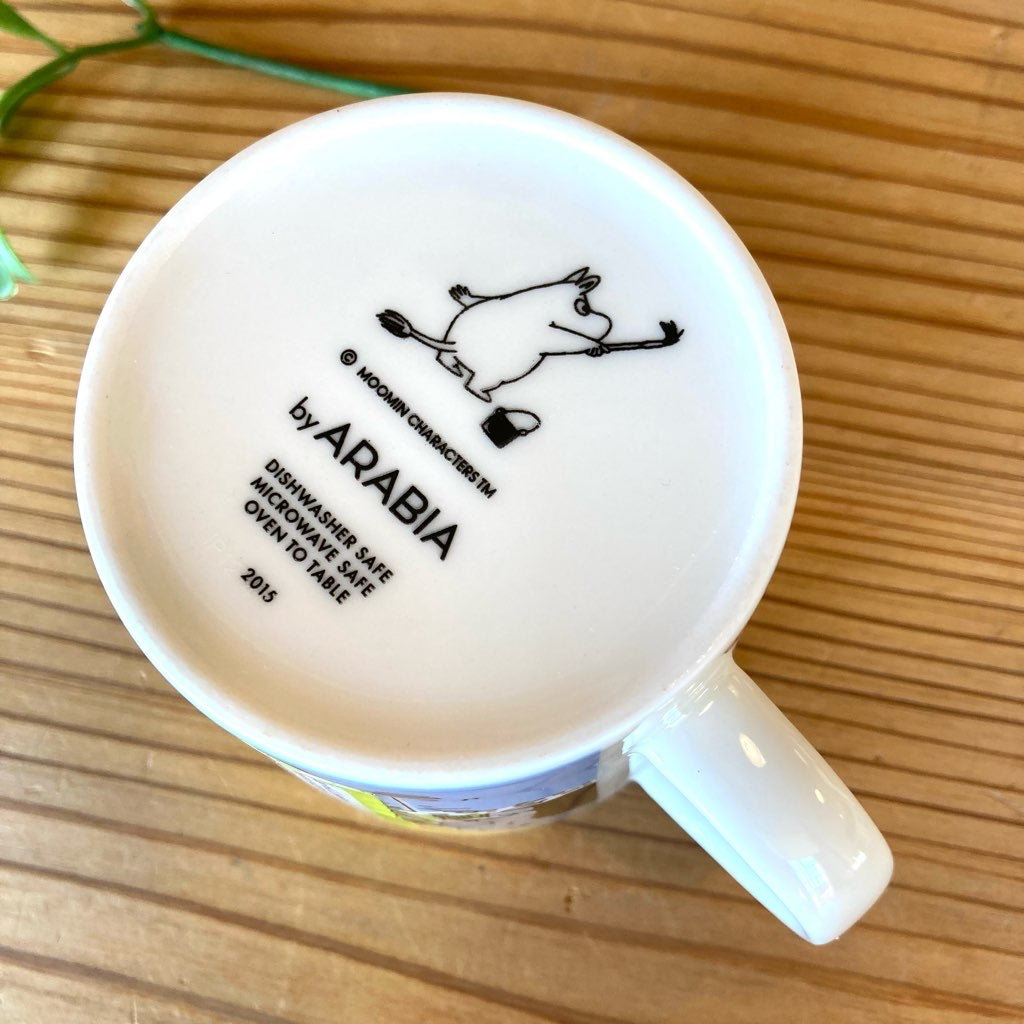 アラビア / ARABIA ムーミン 2015年「浜辺のひととき」マグカップ 中古