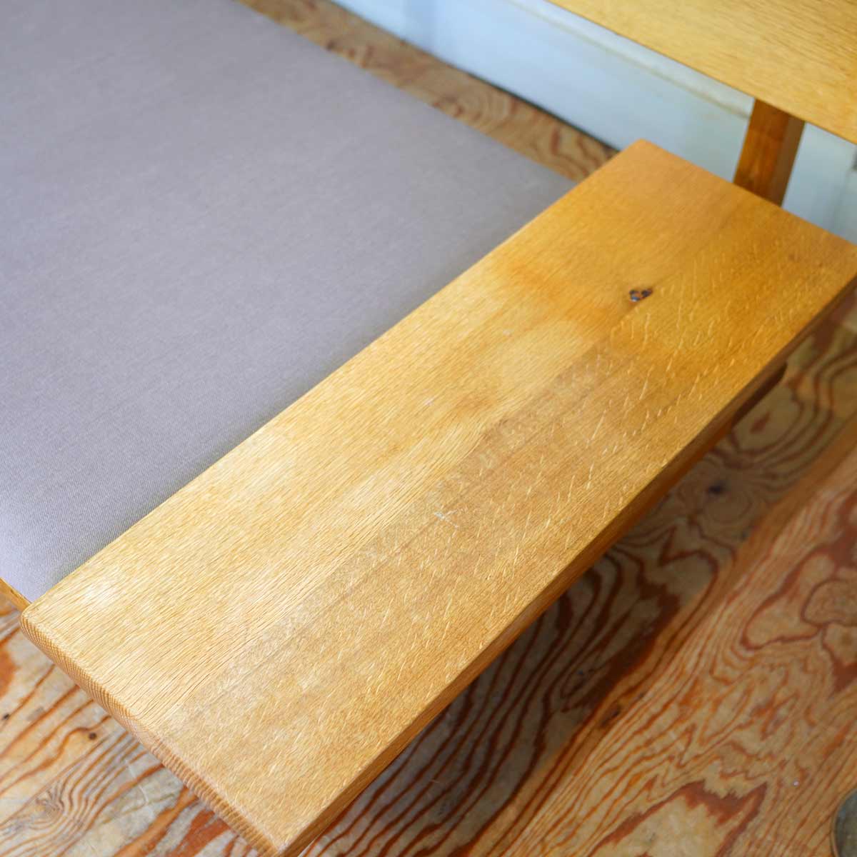 飛騨産業 / HIDA キツツキ 森のことば 3Pソファ ローソファ 佐々木 敏光 中古