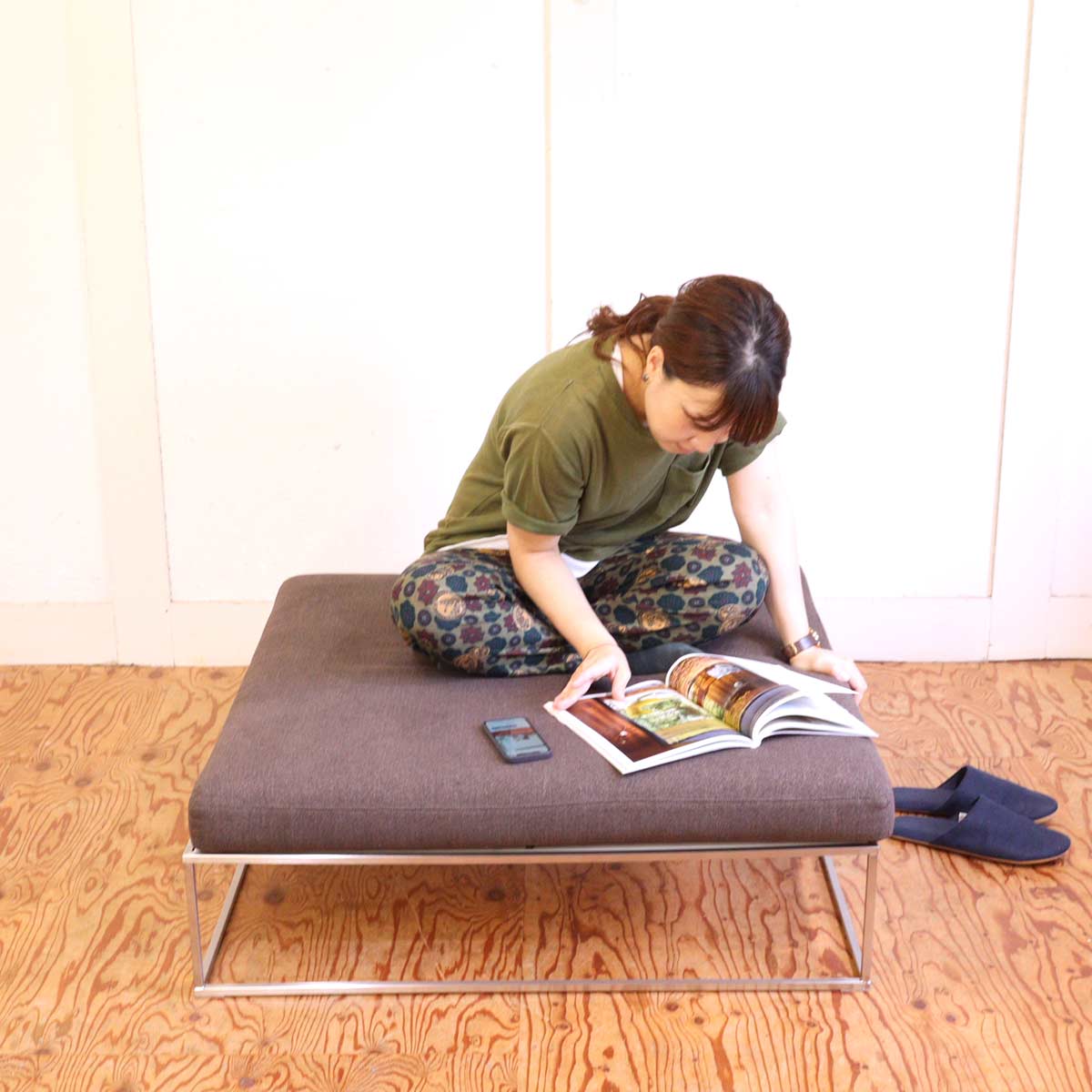 カッシーナ・イクスシー /  Cassina ixc.  イル / ILE オットマン スツール 中古