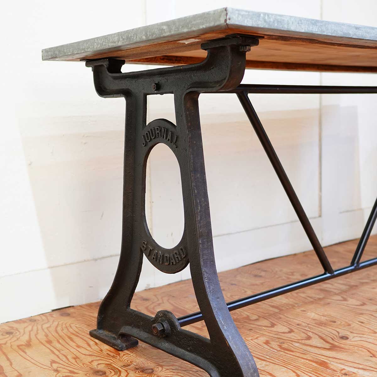 ジャーナルスタンダード ファニチャー / journal standard Furniture ブルージュ ファクトリーテーブル ダイニングテーブル 作業台 中古