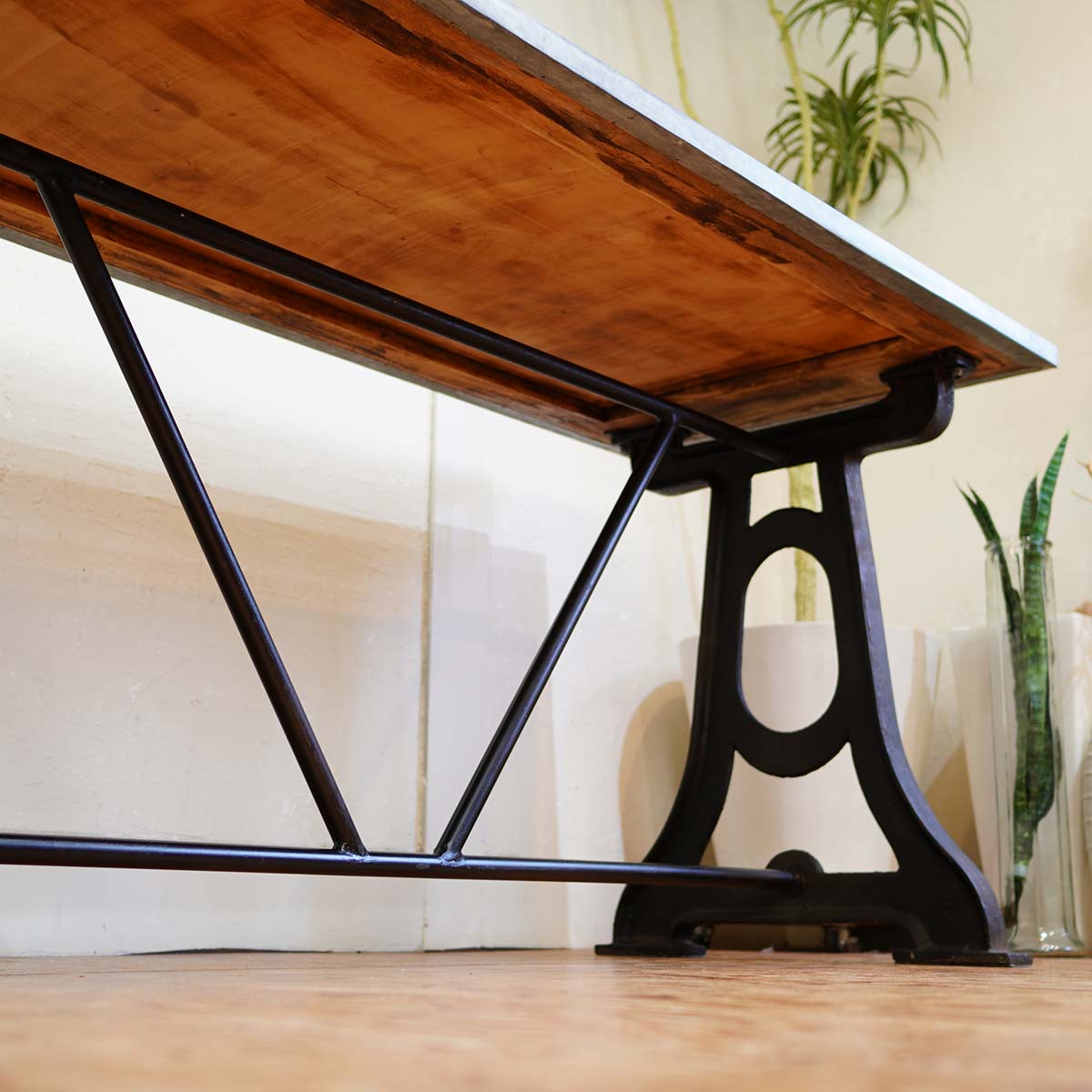 ジャーナルスタンダード ファニチャー / journal standard Furniture ブルージュ ファクトリーテーブル ダイニングテーブル 作業台 中古