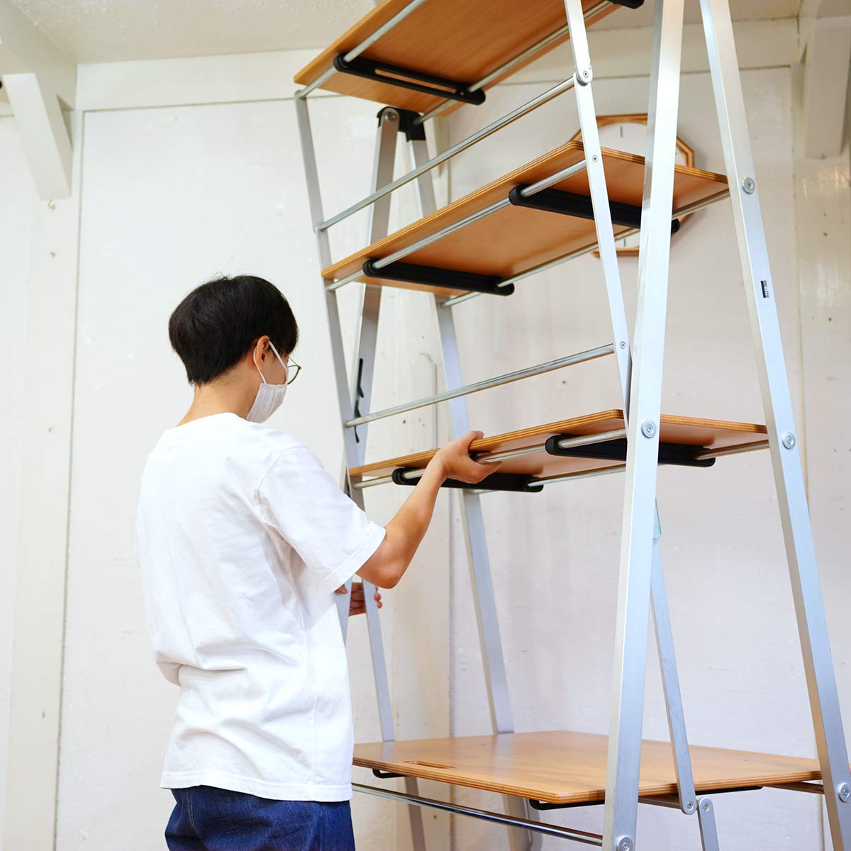 レキサイト / REXITE サルティンバンコ / SALTIMBANCO シェルフ&デスク オフィス イタリア 中古