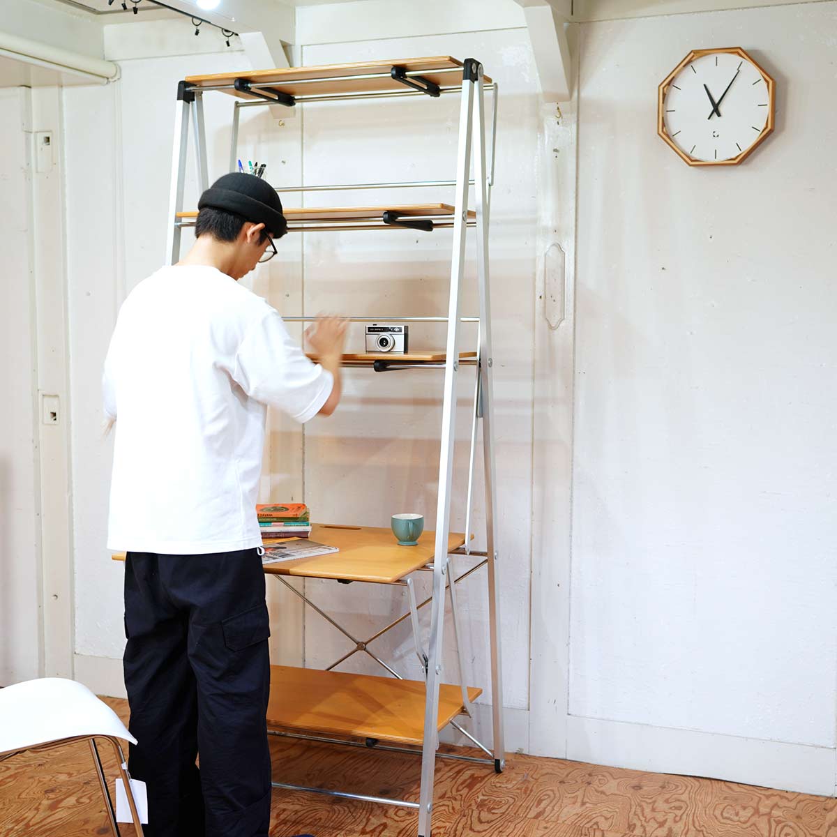 レキサイト / REXITE サルティンバンコ / SALTIMBANCO シェルフ&デスク オフィス イタリア 中古