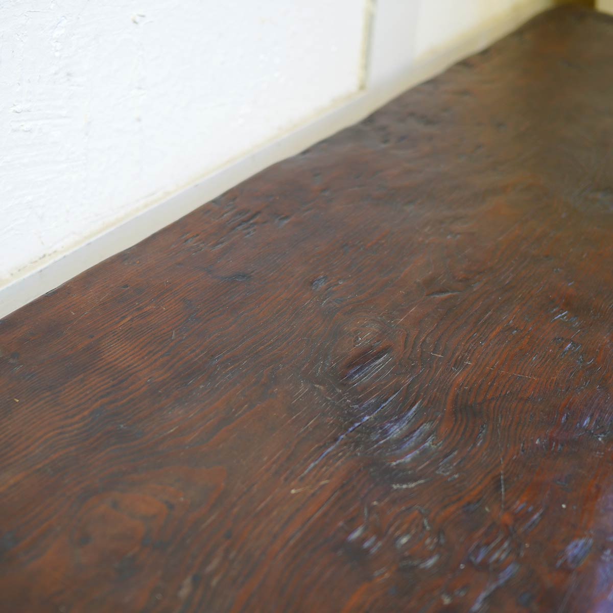 古材のローボード ローテーブル 置き床 花台 極低 古道具 中古