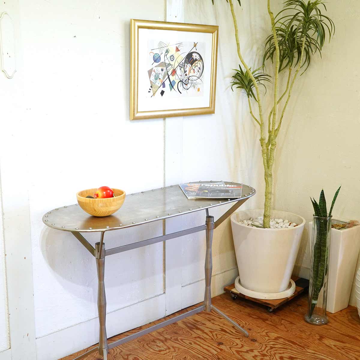 アスプルンド / ASPLUND ブリキ カウンターテーブル 中古