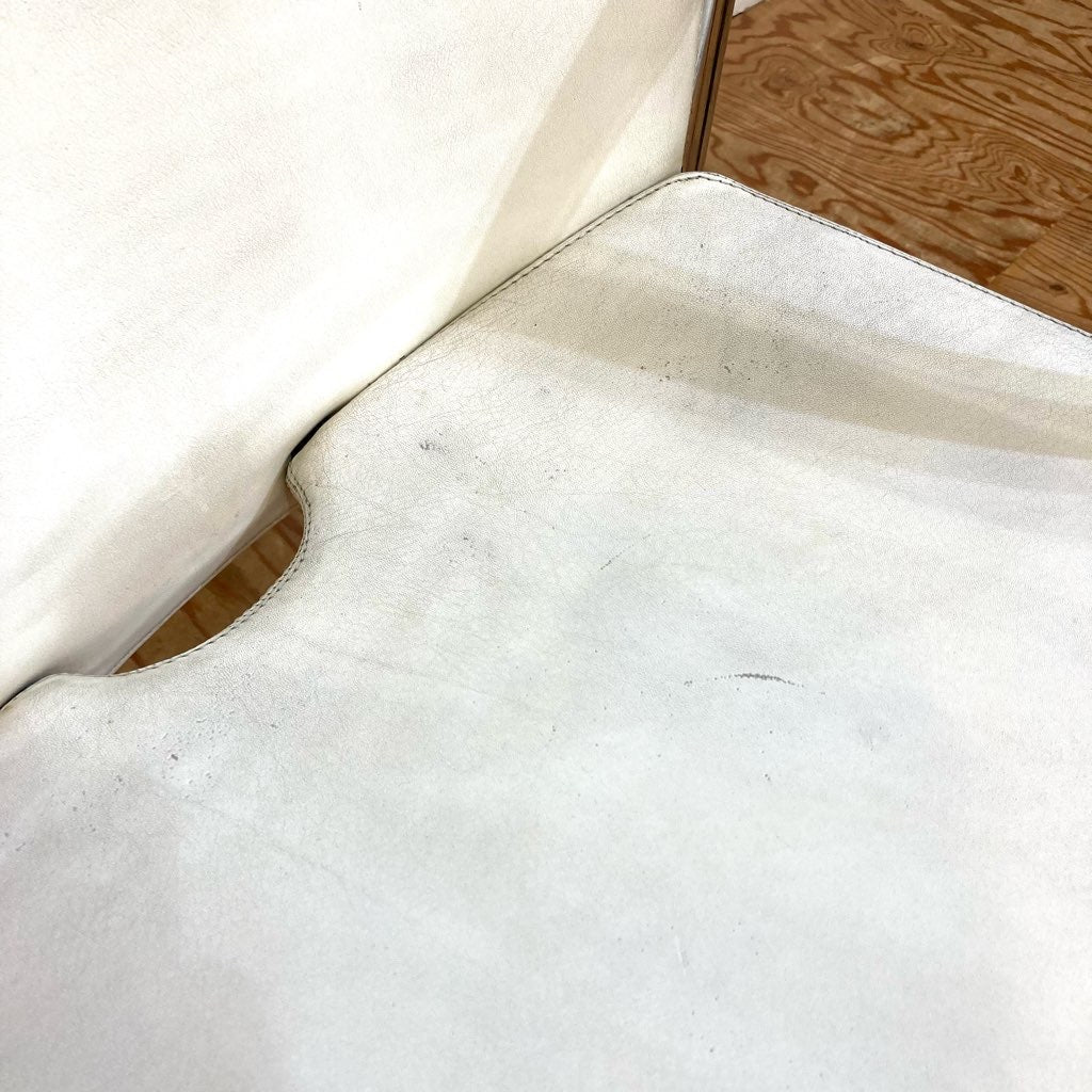 ビー&ビー イタリア / B&B Italia ディアロゴ / Dialogo アームチェア アフラ&トビア・スカルパ ホワイト 中古