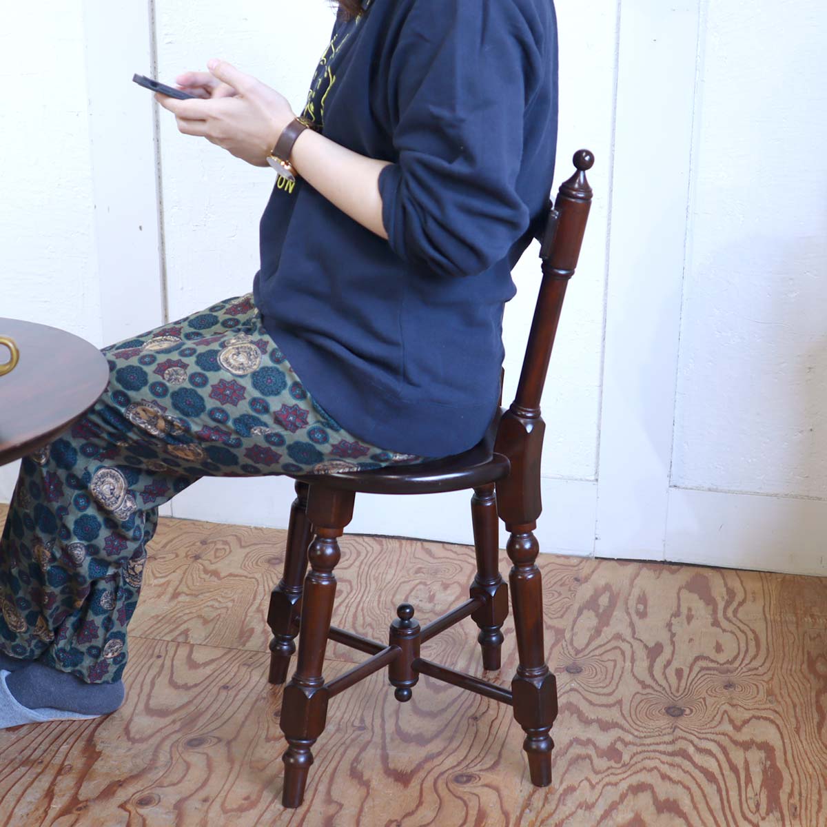 松本民芸家具 南京小椅子 スツール チェア 【2】 中古