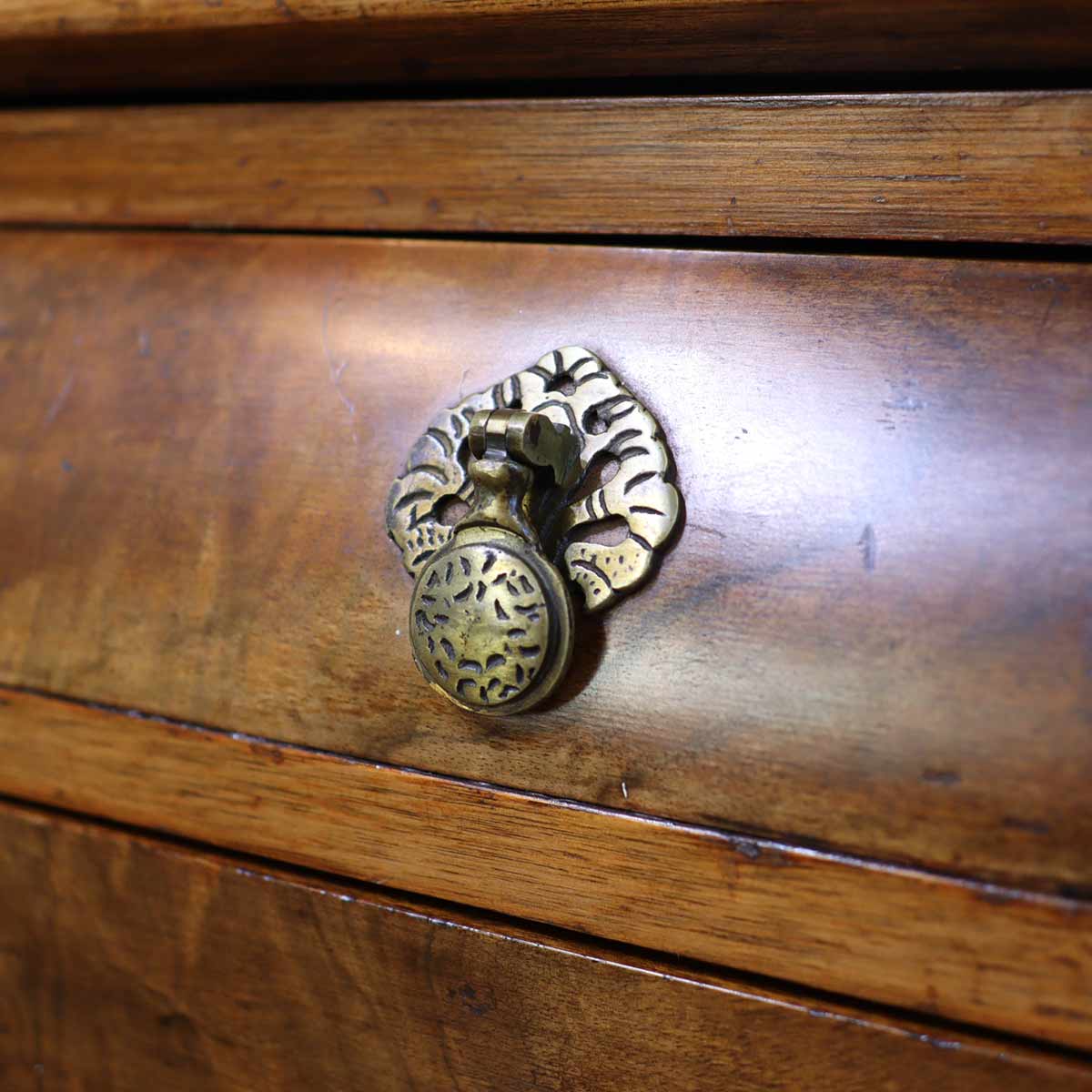 ライティングビューロー チェスト デスク ヴィクトリア ネコ脚 アンティーク