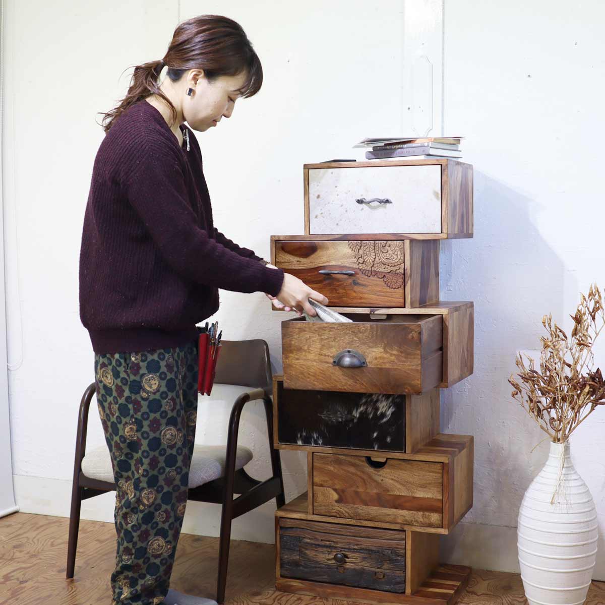 カレ / KARE ロデオジグザグ (6Drw) キャビネット チェスト 中古