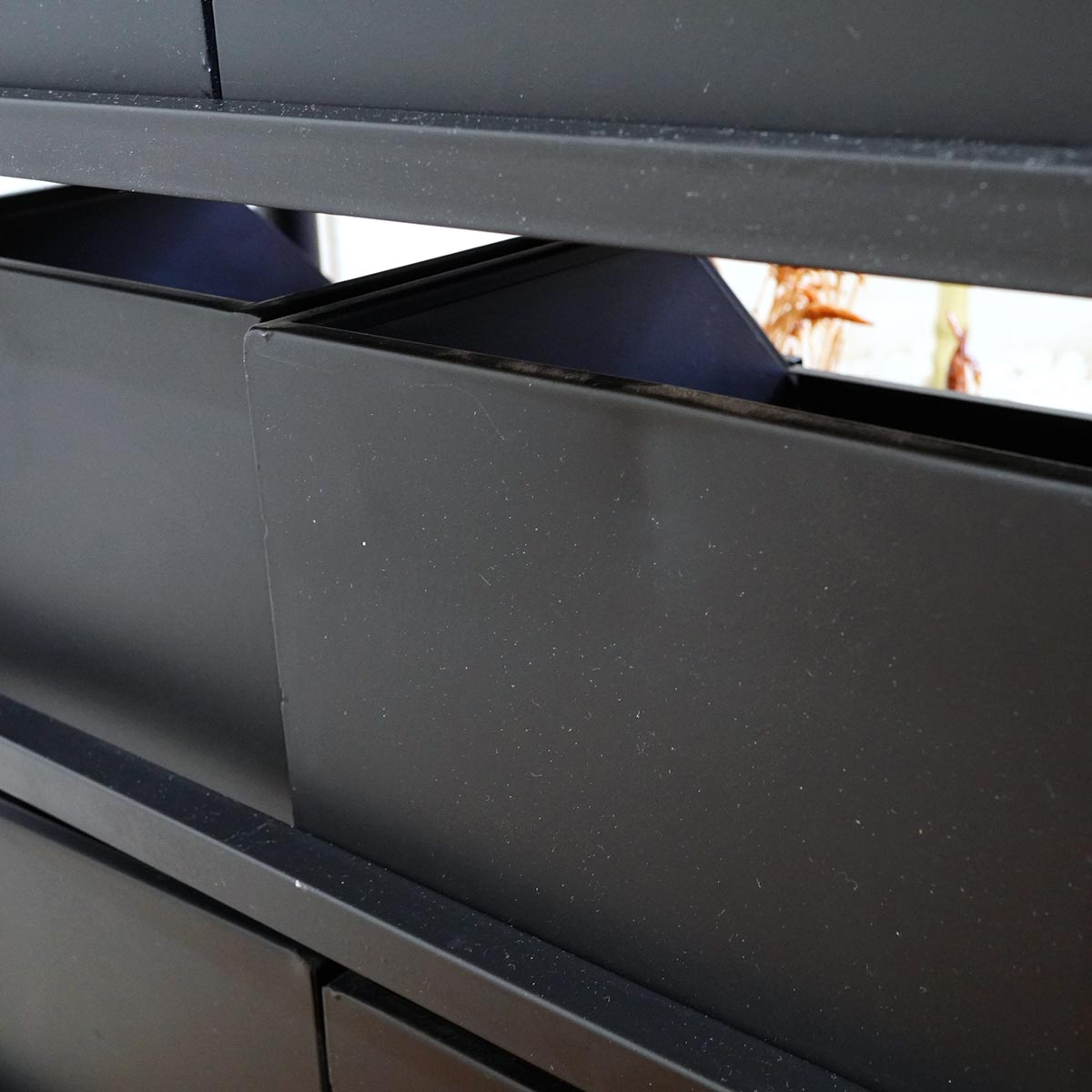 アイアン ドロアーシェルフ インダストリアル カラフル 中古