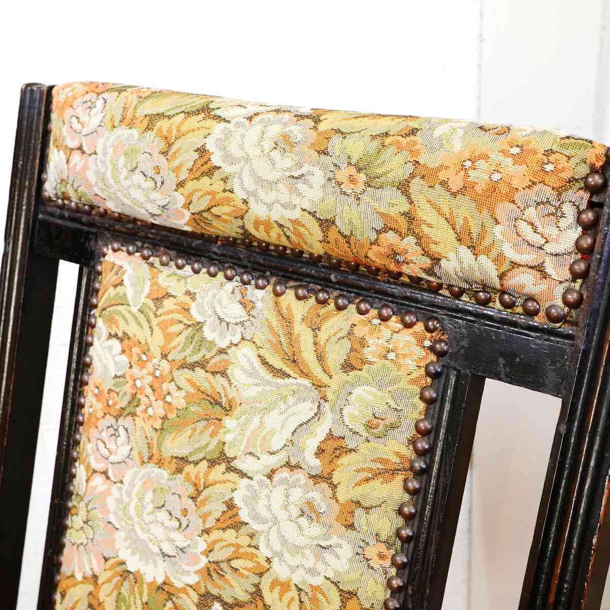 英国アンティーク スプリング式 ロッキングチェア エドワーディアン様式 中古