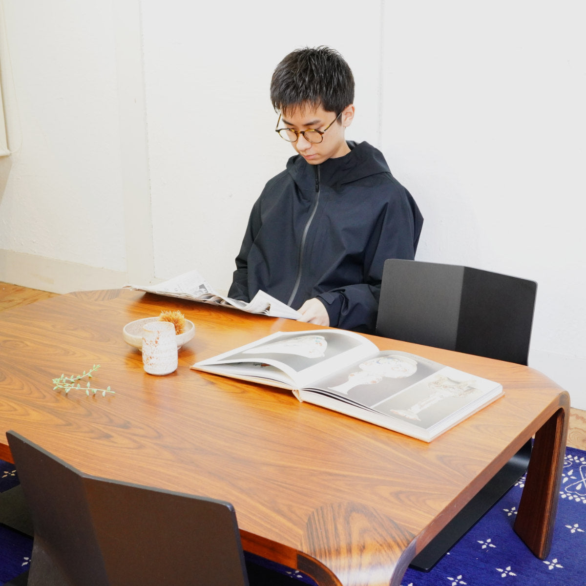 Tendo / 天童木工 座卓 乾三郎 ブラジリアンローズウッド ヴィンテージ 中古