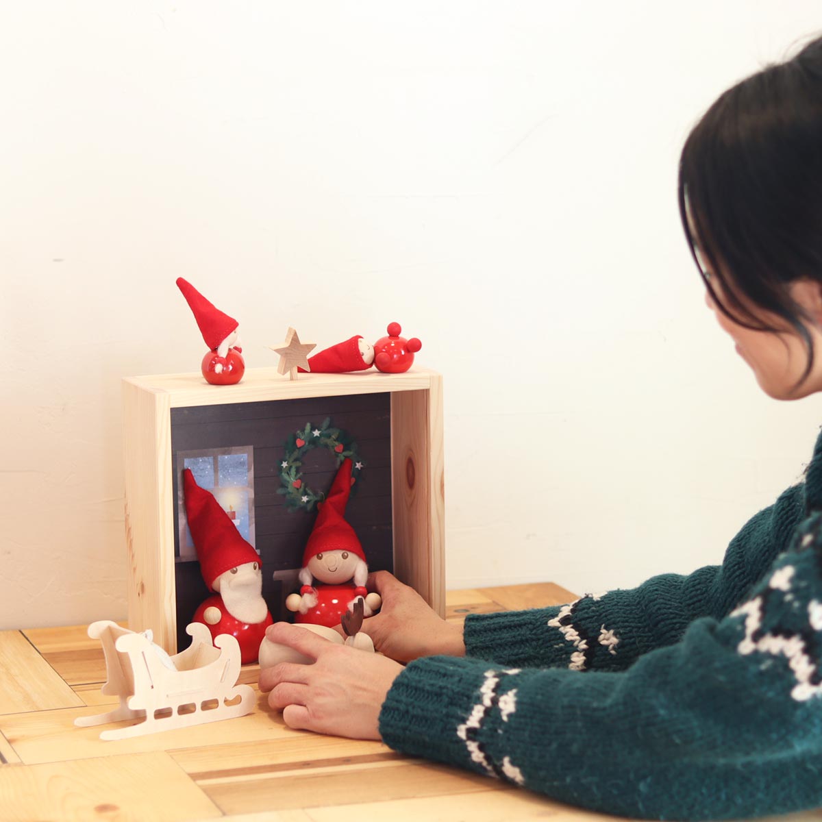 アアリッカ / aarikka トントゥ ハウス 2015年 冬 サンタ クリスマス フィンランド 中古