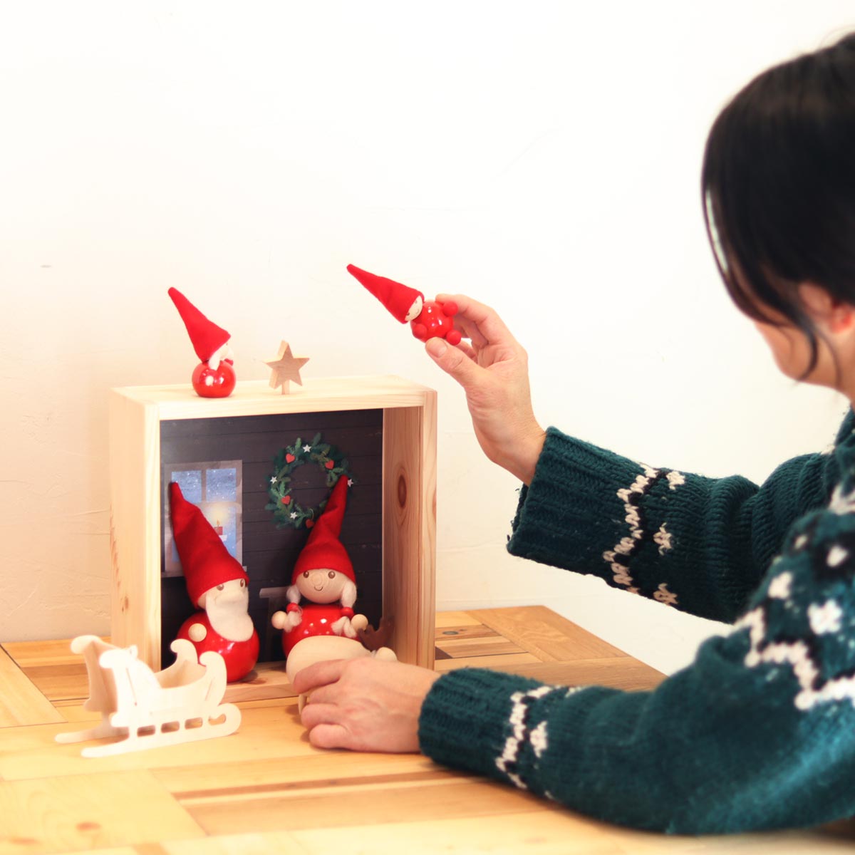 アアリッカ / aarikka トントゥ ハウス 2015年 冬 サンタ クリスマス フィンランド 中古