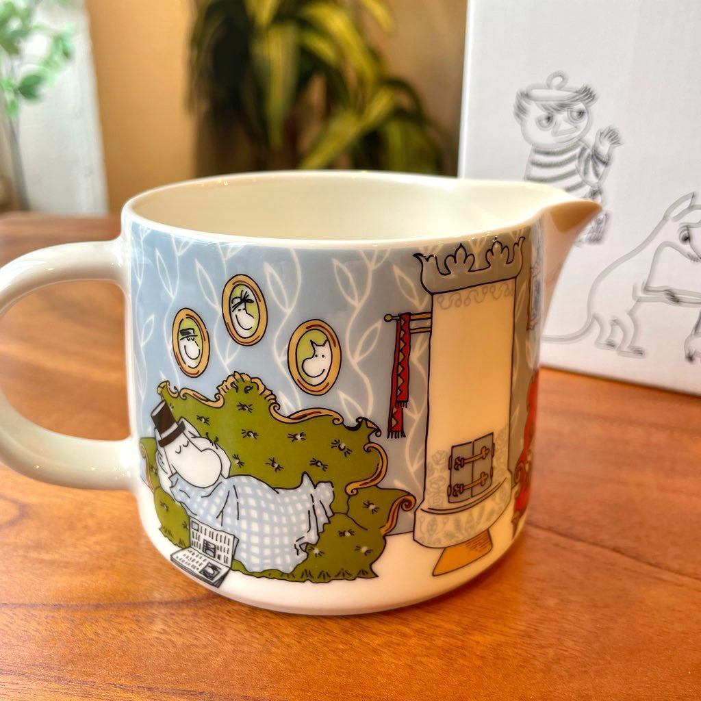 アラビア / ARABIA ムーミン アフタヌーン イン パーラー / afternoon in the lounge ピッチャー0.35Lジャグ 元箱付 中古