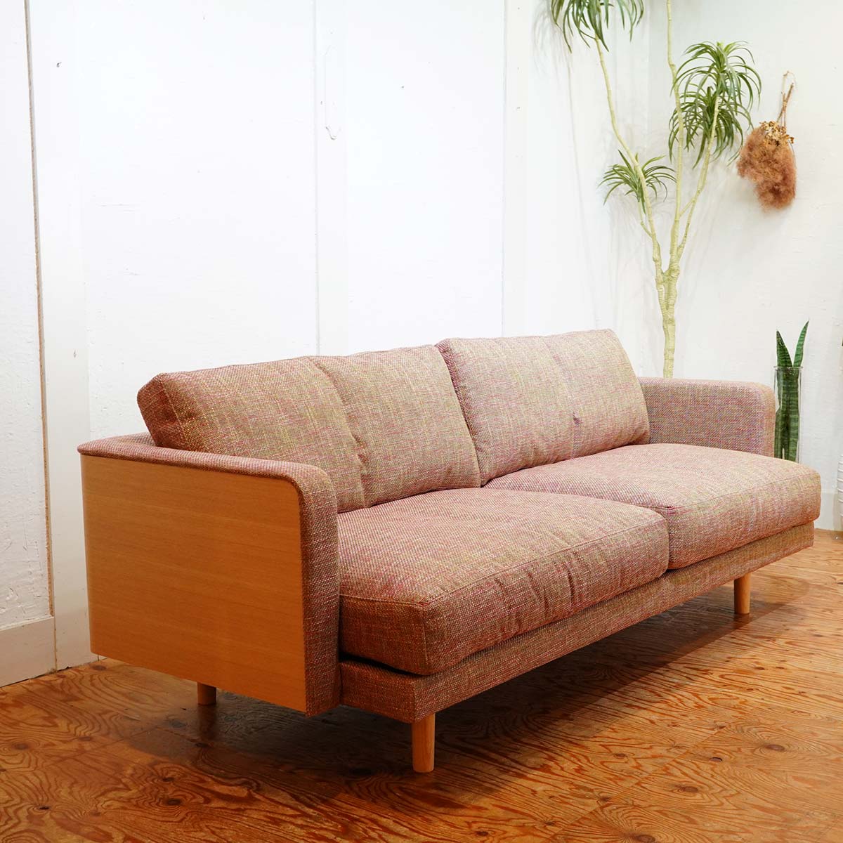 冨士ファニチア nagi 3Pソファ 3人掛けソファ FUJI FURNITURE 廃盤品 未使用