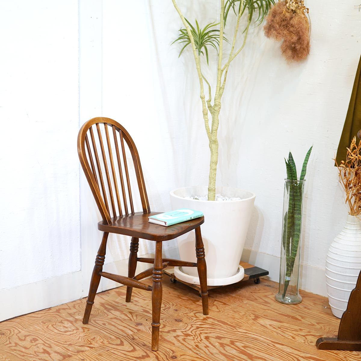 英国アンティーク フープバックチェア ダイニングチェア 英国家具 クラシカル 【1】 中古