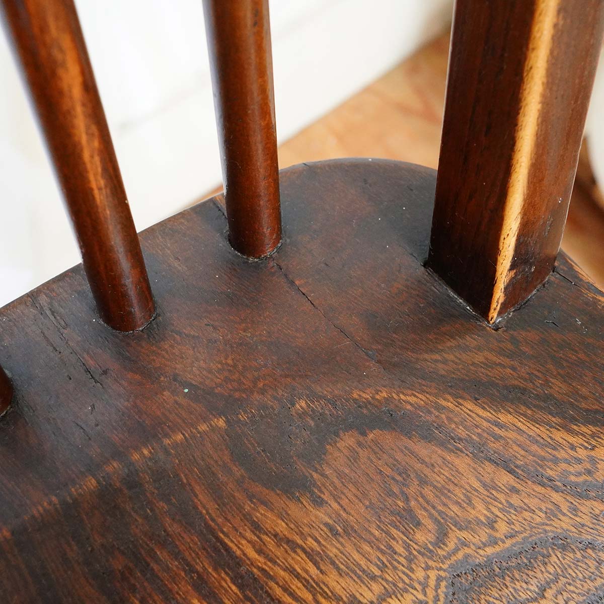 英国アンティーク フープバックチェア ダイニングチェア 英国家具 クラシカル 【1】 中古