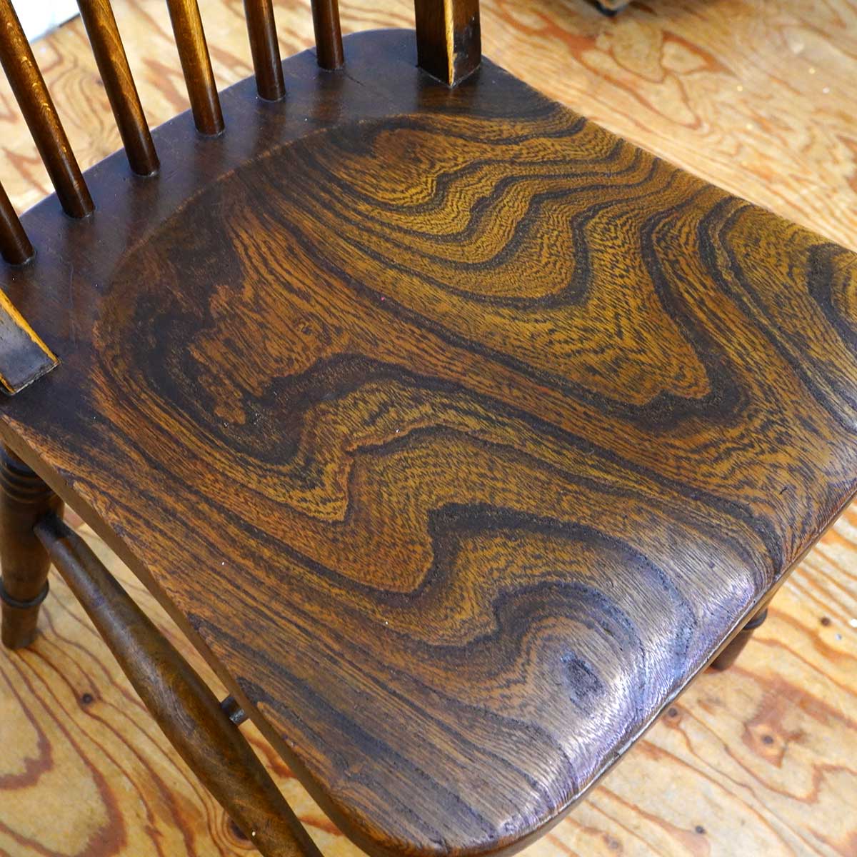 英国アンティーク フープバックチェア ダイニングチェア 英国家具 クラシカル 【1】 中古