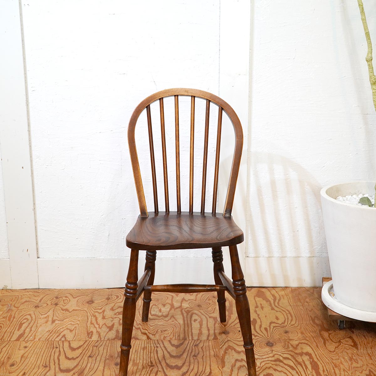 英国アンティーク フープバックチェア ダイニングチェア 英国家具 クラシカル 【1】 中古